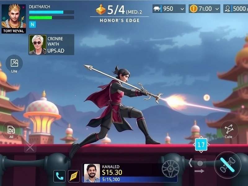 Honor S Edge team deathmatch mode showing 5v5 combat